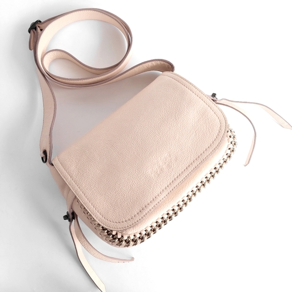 Coach Dakota Whipstitch Apricot Leather Saddle Bag - Picture 4 of 16